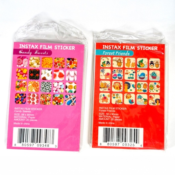 NEW Polaroid Skins – Approx. 180 Skins for Instax Mini 8 Prints – Unopened 📸✨ - Picture 2 of 3